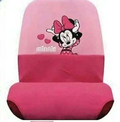 Disney Minnie Mouse Car Seat Cover Pink Universal Fit One Piece • $19.99