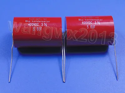 2pcs 400V 5.6uF MKP Crossover Membrane Polypropylene Non-Polarized Capacitor • $6.99
