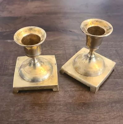 Vintage Brass Candle Holders Made In India • $16