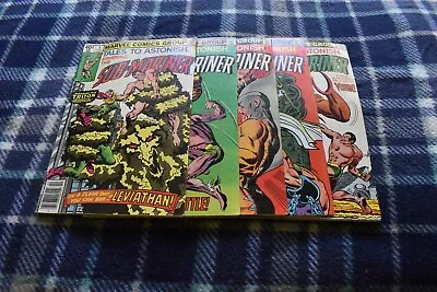 $5 • Buy 5 Old Marvel Comics, TALES TO ASTONISH THE SUB-MARINER 3,4,8,9 AND 12. 