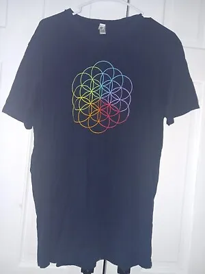 Coldplay A Headful Of Dreams   Tour 2017 T Shirt Sz L World Tour Concert • $58.25