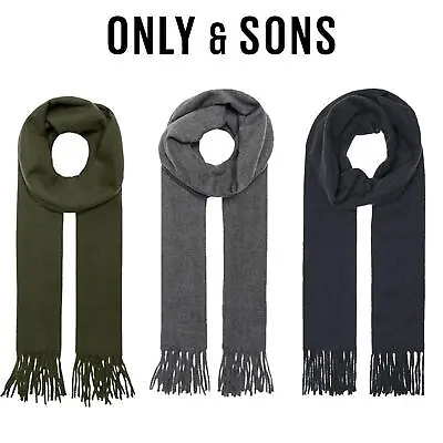 Large Long Soft Thick Wool Shawl Scarf Luxury Wrap Scarves For Mens Fashion • £9.99