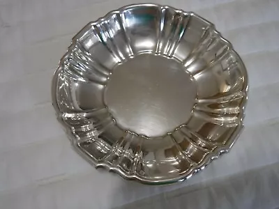 VTG By Poole EPCA Bristol Silver Plate 160 Scalloped Edge Round Candy Dish Bowl  • $27.99