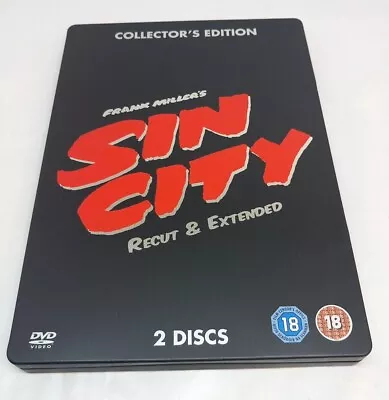 Sin City Recut & Extended Edition (DVD 2007) Metal Case • £4.99