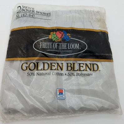 $9.99 • Buy Mens NEW Vintage XL Fruit Of The Loom Golden Blend 90s Underwear Briefs NOS USA!