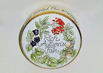 $20 • Buy Crummles English Enamels Trinket Box ~  Rich Autumn's Fair  ~ Hand Painted