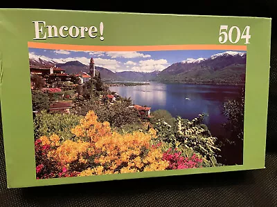 Mega Encore! 504 Piece Jigsaw Puzzle Lago Maggior Kanton Tessin Switzerland NEW • $13.95