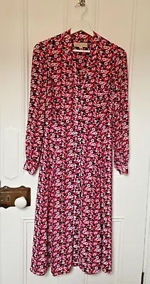 Michael Kors Carnation Floral Georgette Shirt Dress  Size XS • $82.09