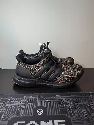 Adidas Ultra Boost 3.0 Black Multi-Color G54001 Mens Size 7 • $54.69