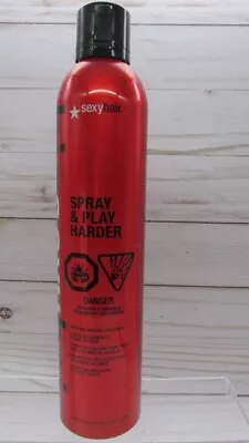 Sexy Hair Big Spray & Play Harder Firm Volumizing Hairspray 10 Oz • $15.95