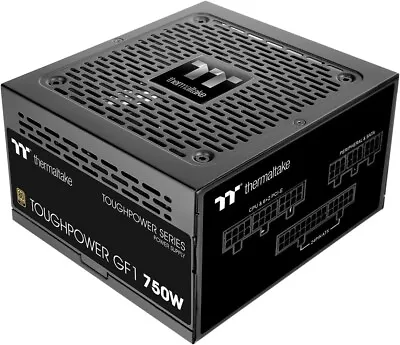 Thermaltake GF1 (2024) Fully Modular ATX 750W Power Supply 80 Plus Gold Zero RPM • $64.99