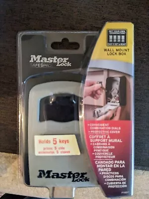 Master Lock 5401D Lock Box 3-1/4in (83mm) Wide Set Your Own Comb 5 Key Capacity • $20