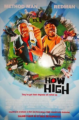 Original Method Man & Redman HOW HIGH Movie Poster Promo Survival Kit SUPER RARE • $29.99