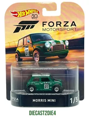 New/Sealed Hot Wheels 2019 Release Forza Motorsport MORRIS MINI #1/5 Real Riders • $12.88