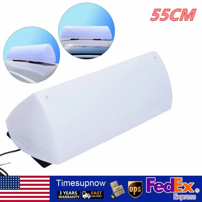 $32 • Buy Roof Light LED White Taxi Cab Sign Car Roof Top Topper Advertising Sign Light