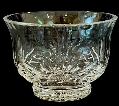 Vintage Miller Rogaska Lead Crystal Flared Candy Dish Bowl Diamond Fan Pattern • $23.31