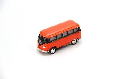 2.5  Kinsmart 1962 VW Volkswagen Bus Diecast Model Toy Car 1:64 Orange • $5.68