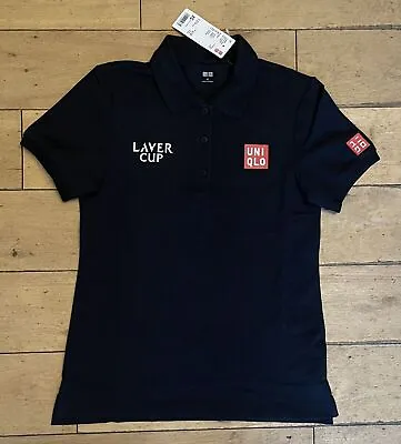 Uniqlo Women's Roger Federer Laver Cup 2022 Dry Match Official Polo Shirt L • £29.97