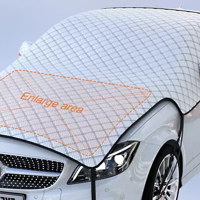 $46.54 • Buy Thicken Car Snow Cover Anti-Frost Sun Shade For Windshield Hood Outdoor Protect