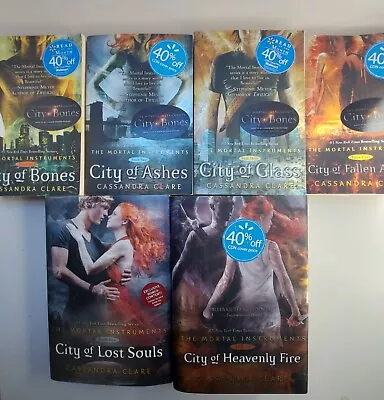 Mortal Instruments City Of Bones Hardcover Paperback Books1 To 5 Cassandra Clare • $34.89