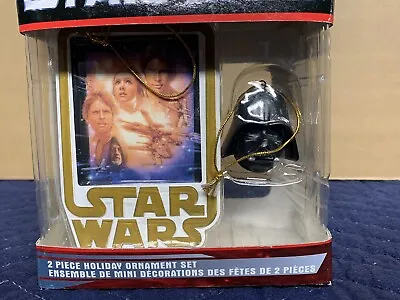 Star Wars Darth Vader 2 Piece Holiday Ornament Set • $2.99