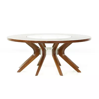 Broyhill Brasilia Mid Century Walnut Cathedral Coffee Table • $3795