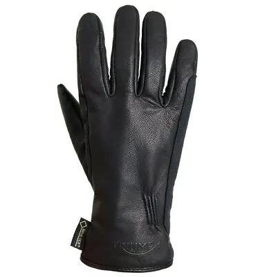 Triumph Motorcycles Dereham Goretex Classic Leather Gloves HUGE DISCOUNT • $72.18