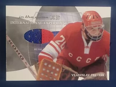 Vladislav Tretiak 2004-05 ITG Used International Experience PATCH #IE-18 Russia • $39.99