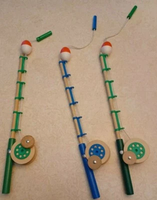 £19.61 • Buy Melissa And Doug Blue Magnetic Play Fishing Pole Kid Child Toy - 3 