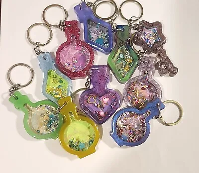 Shaker Resin Keychain Handmade Keychain • $8