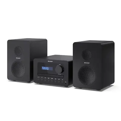 SHARP Hi Fi Micro Sound System Tokyo Bluetooth 5.0 DAB+ CD 40W XL-B520D(BK) • £102.99