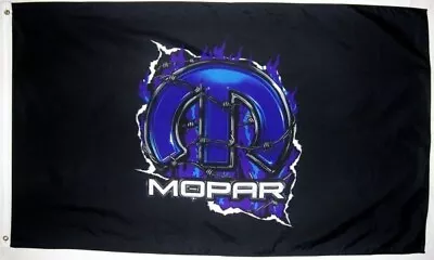 Mopar Barbwire Black Flag 3x5 FT Banner Flag Car Show Racing Garage Workshop • $16.20