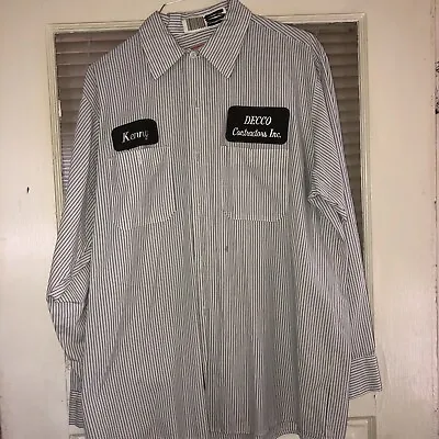 Vintage Mechanic  Auto Shop Shirt Men's L-RG Long Sleeve • $24.99