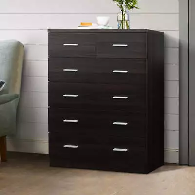Artiss 6 Chest Of Drawers - ANDES Walnut • $156.37