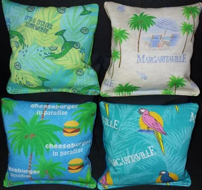 Set Of 8 Beach Ocean Margaritaville  Cornhole Bean Bags FREE SHIPPING • $36.99