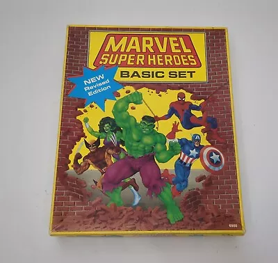 TSR Marvel Super Heroes Roleplaying Game Basic Set Rev. 1991 RPG  • $120