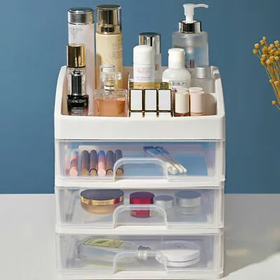 £13.99 • Buy 4Tier Cosmetic Make-Up Storage Organiser Jewellery Box Makeup Case With Drawer