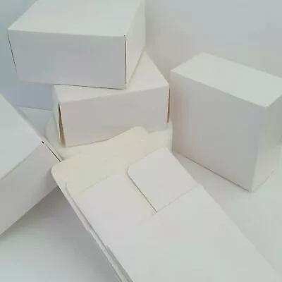 6 X 8  Inch SQUARE WHITE CAKE BOXES Treat Sweets Festive Cookies SUGARCRAFT  • £5.89