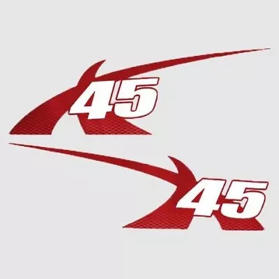 MasterCraft Boat Decals 7501672 | X45 Switch Viper Red (Set Of 2) • $195.29