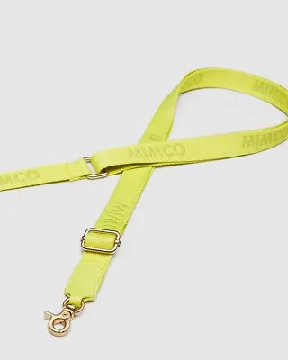 NEW NWT Mimco Acid Lime Tellow Neon Tech Webbing Bag Strap RRP $49.95 Cute Gift • $14.22