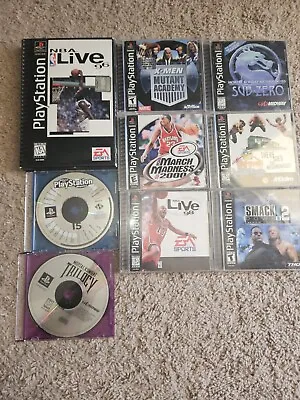 Video Game Lot Of 9 - PS1 Playstation 1 Tested And Working Some CIB • $102