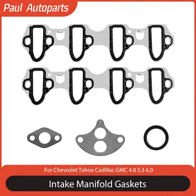 MS98016T Intake Manifold Gasket For GMC Chevrolet Silverado Tahoe 4.8 5.3 6.0 L • $20.60