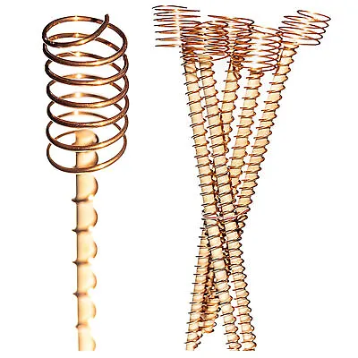 6pack Electroculture Garden Copper Coils Plant Support Stake For Vegetables CV • $19.29