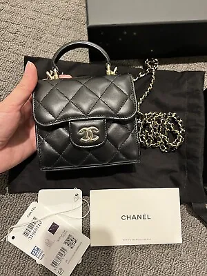 CHANEL 22p Mini Handle Bag • $5500