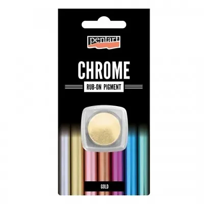 Pentart Chrome Rub On Pigment - Gold - 41356 • £4.99