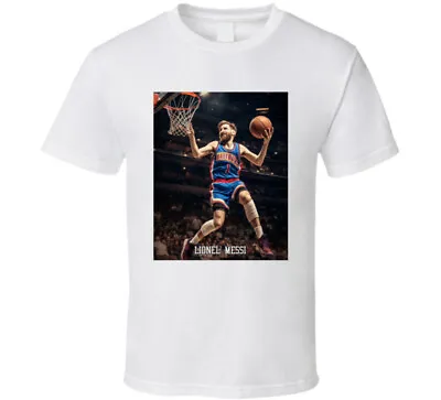 Lionel Messi As A Basketball Player Fan T Shirt • $16.99