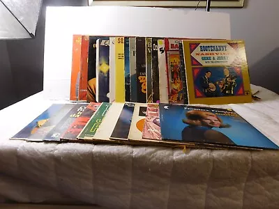 Bulk Lot Of 25 Vintage  Country Music 33 Rpm Lps     Z39 • $14.99