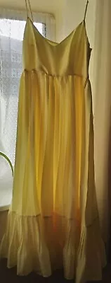 H&m Yellow Pleated Dress • £2.50