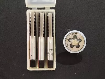 £15.50 • Buy METRIC LEFT HAND TAPS + DIE SET M10 X 1.00 PLUG TAPER SECOND