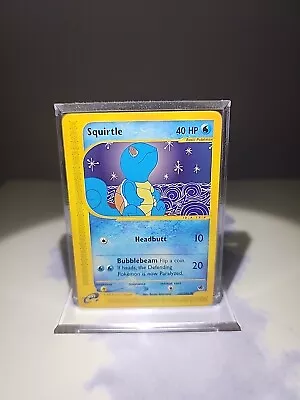 SQUIRTLE 132/165 - NON-HOLO - Expedition - EREADER - WOTC POKEMON CARD - NM/M • $8.99